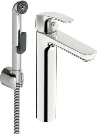 Oras Safira Tvättställsblandare hög modell, med Bidetta, Badrum