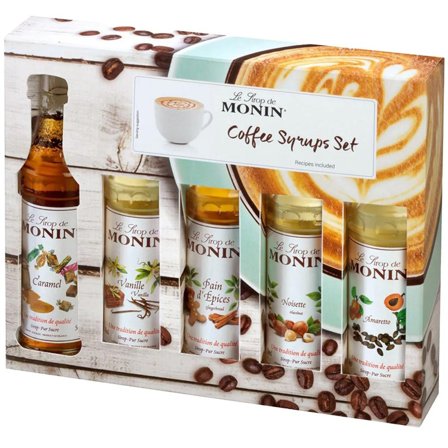 Monin Gavesett Kaffesirup 5x5cl