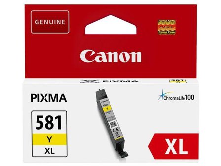 Canon CLI-581Y XL - XL-størrelse - gul - original - blekkbeholder