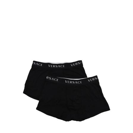 Versace, Bottoms Czarny, Mężczyzna, Rozmiar: S