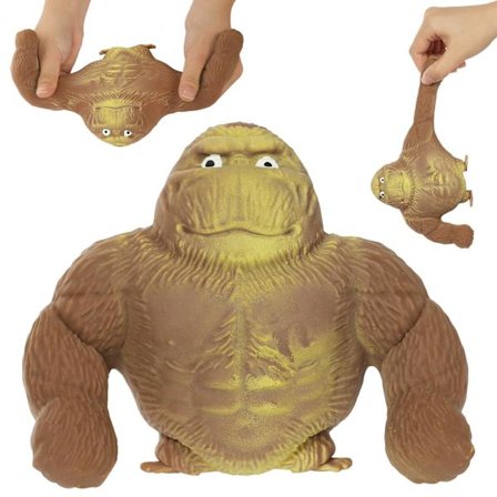 1 blød gorilla-klemme legetøj til anti-angst