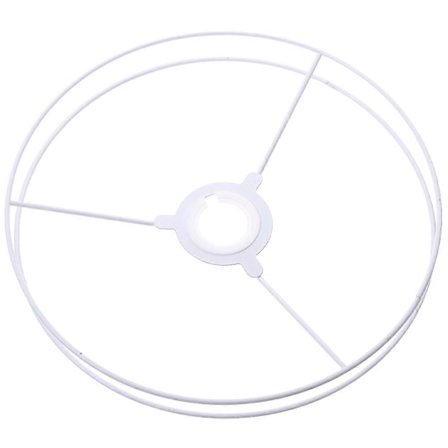 Robust metalramme til lampeskærmsfremstilling Lampeskærmstilbehørsramme DIY Rund lampeskærmsramme