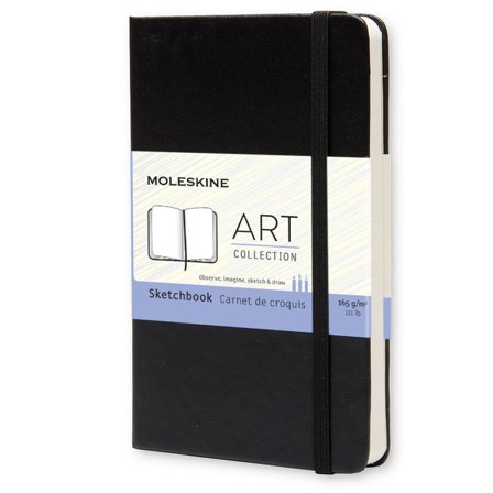 Moleskine Luonnoslehtiö ART collection Notebook Pocket Musta