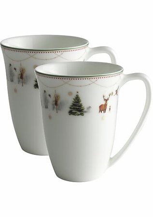 WIK & WALSØE Krus 2stk Julemorgen Story