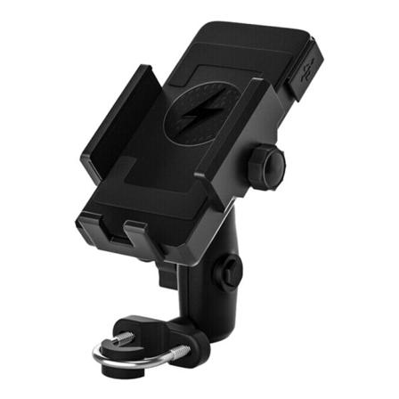 Trådløs motorsykkel lader, vanntett mobiltelefon holder brakett 32V