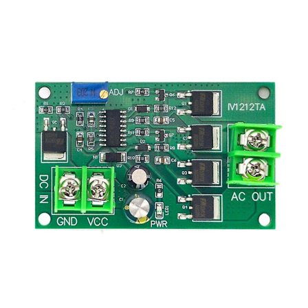 200w DC 12v til AC 12v Inverter 50Hz Firkantbølge Signalgenerator Modul 12w AC 12v til 220v Iv1212ta Inverter