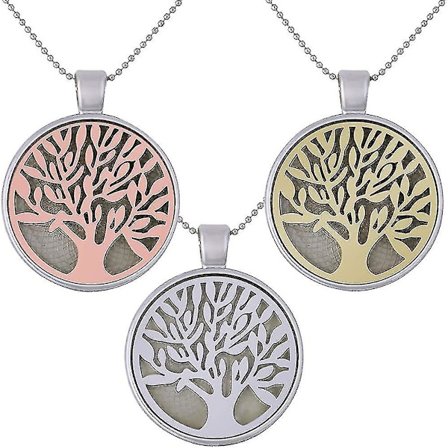 3st Tree Of Life Chain Halsband Tree Of Life Chain Halsband Luminous Pendant Present
