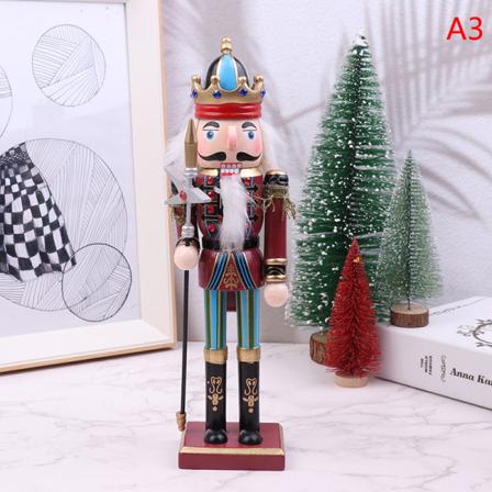 30cm Jul Nötknäppare Trähantverk Puppet Soldier Home Tab