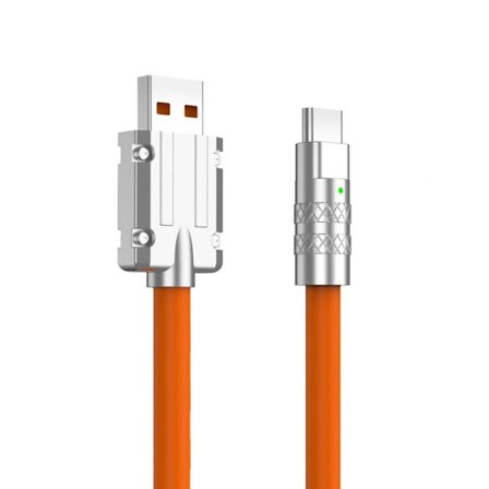 Typ C snabbladdare USB -kabel ORANGE