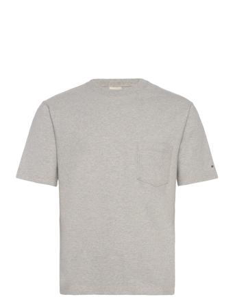 Recycled Cotton Heavy T Shirt Sport Women Women Sports Clothes Sports Tops & T-shirts Sport T-Skjorte Grey SNOW PEAK