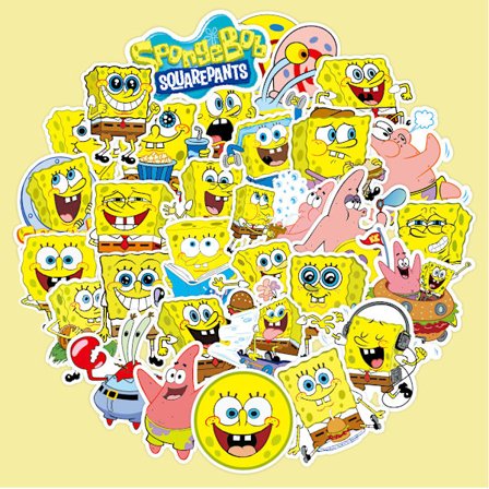 #50 Spongebob Squarepants Klistremerker Tegneserieanimasjon#