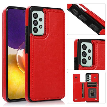 Samsung Galaxy A33 5G - Stilsäkert Skal med Korthållare