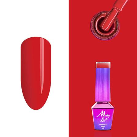 Mollylac - Gellack - Hearts & Kisses - Nr196 - 5g Uv-gel/led Röd