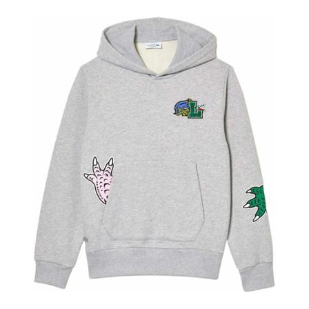 Lacoste, Sweatshirts Szary, Mężczyzna, Rozmiar: S