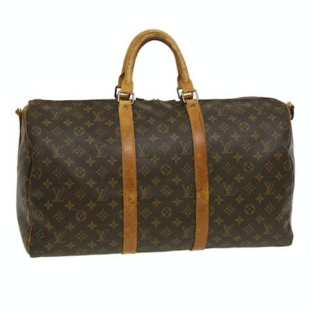 Louis Vuitton Vintage, Pre-owned Keepall Bag Bruin, Dames, Maat:ONE Size