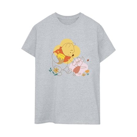 Disney Dam/Damer Winnie The Pooh Piglet Bomull Boyfriend T-