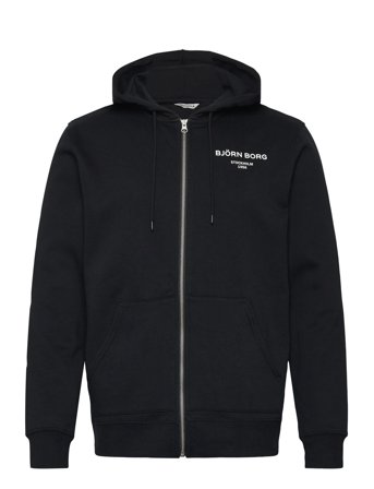Borg Essential 1 Zip Hoodie Black Björn Borg