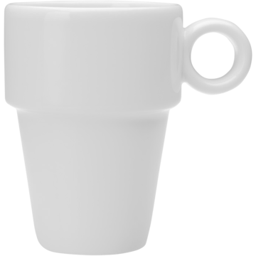 Kaffekopp Blocho Helt Hvit 20c