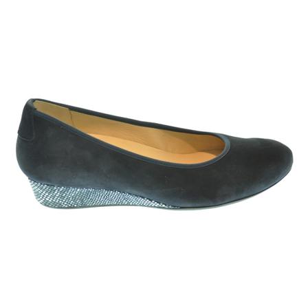 Hassia, Loafer 201Hat 04 Zwart, Dames, Maat:36 EU
