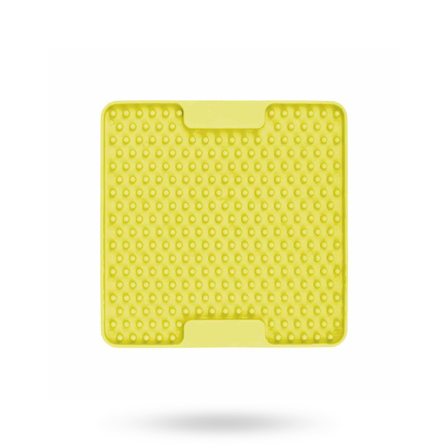 LickiMat - Lickimat Mini Soother - Gul - Matskål, hundgodis & tuggisar