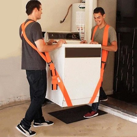 250 kg underarmsgaffeltruck løft og flyt sele rem møbeltransportrem sele rem team sele rem flyttemænd for nemmere transport (1 stk)