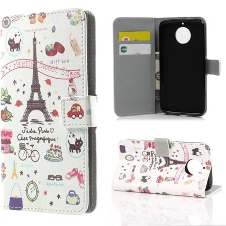 Plånboksfodral Moto G5S - Paris