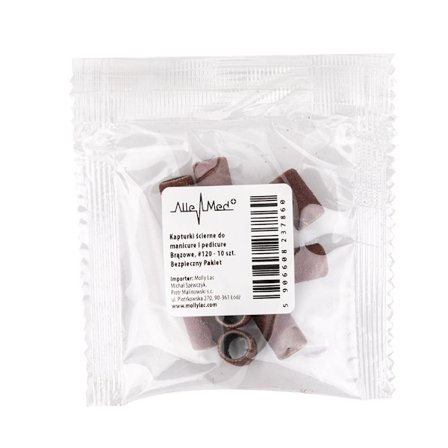 Slipringar med sandpapper för nagelslip - 120 Grit - 20st