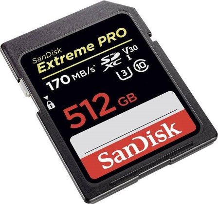 SanDisk Extreme Pro 512GB SDXC UHS-I U3 V30 V30