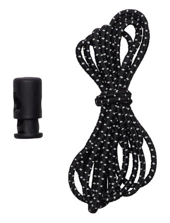 KILOMETER STUDIOS Reflective String - Black - ONE SIZE