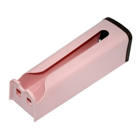 2-pack väggmonterad soppåshållare, självhäftande förvaringsorganisatör för kök, rosa, 31 x 10 x 10 cm / 12,2 x 3,9 x 3,9 tum