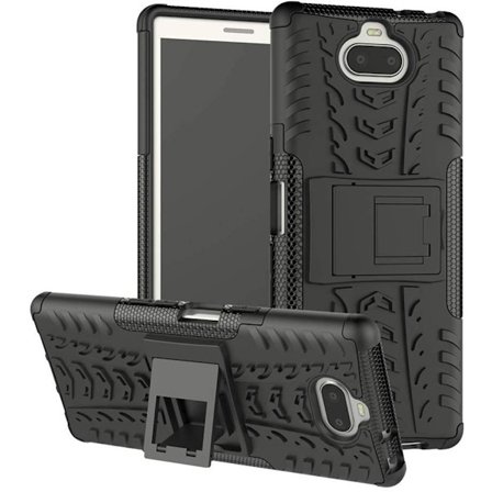 Sony Xperia 10 Plus | Ultimata stöttåliga skalet med stöd | Svart