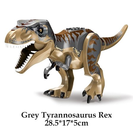 Jurassic Dinosaur Building Blocks -sarja: T-Rex, Raptor, Triceratops & Indominus Rex -figuurit