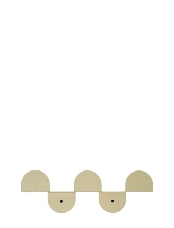 NOBODINOZ Steel Wall Coat Rack 37X12X4 - Green - ONE SIZE