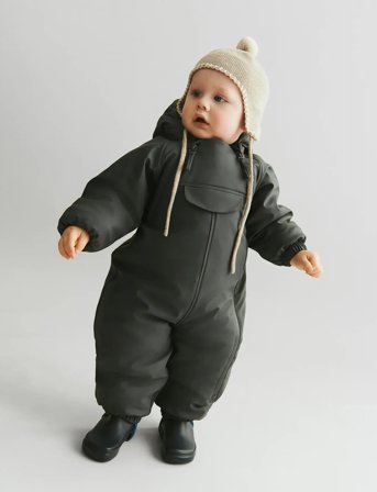 Wheat Wintersuit Evig - Navy - 80