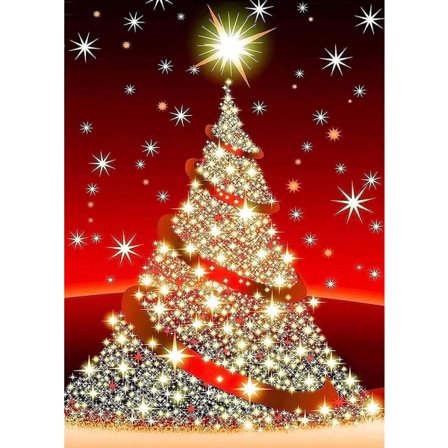 Juldiamantmålningssats, julgransdiamantkonstsats, 5