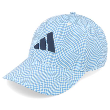 Adidas - Blå adjustable Caps - Tour Print Semi Blue Burst/Ivory Adjustable @ Hatstore