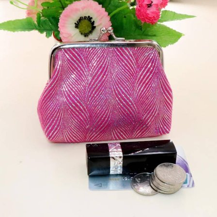 Kort plånboksväska ROSE RED