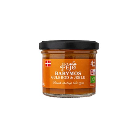 Fra Fejø Babymos Gulerod/Æble Ø 120 g, Helse & Madvarer, Madvarer, Babymad
