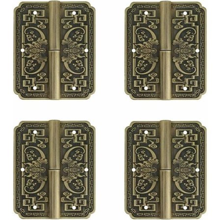 Antik messing skab skuffe bogreol hængsler