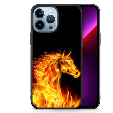 Bjornberry Skal iPhone 13 Pro Max - Flames Horse