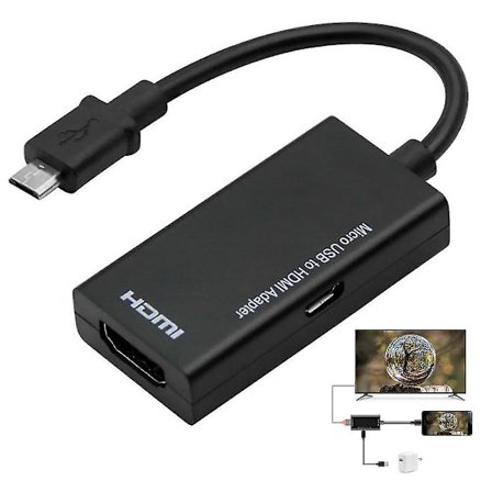Micro USB til HDMI hunn adapterkabel for Android-telefon PC bærbar PC HD TV