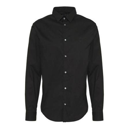 Emporio Armani EA7 Formal Shirts , Zwart , Heren , Maat: S