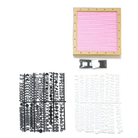 Filt Tavle, Filt Meldingstavle, Utskiftbare Skilt Tavler, Baby Kunngjøring Skilt Rosa