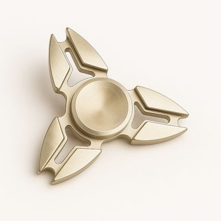 Fidget Spinner Spiky Trio - Champagne