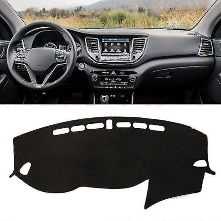 Kompatibel med Hyundai Tucson 2015-2016 2017 2018 2019 2020 Instrumentbræt Cover Måtte Pad Dashmat Dash Solskærm Instrument Tæppe Biltilbehør-WELLNGS