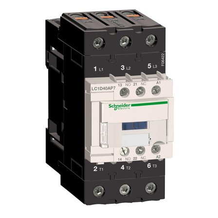 Schneider Electric LC1D40AP7 Kontaktori 40 A, 18,5 KW, 3P, 230V AC, Sähkön jakelu & virrantuotto