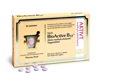 Pharma Nord BioActive B12 600μg, 60 stk.
