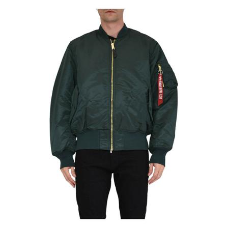 Alpha Industries Bomber Jas , Blauw , Heren , Maat: L