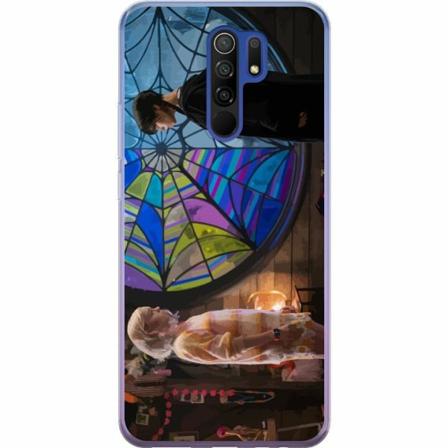 Xiaomi Redmi 9 Genomskinligt Skal Wednesday Addams