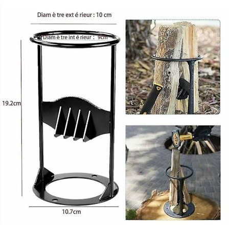 Tehokas puunhalkaisukone Valurauta Manuaalinen Protokollalog Splitter 19,2 cm